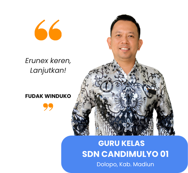 Testimoni Fudak Winduko — Guru Kelas, SDN Candimulyo 01